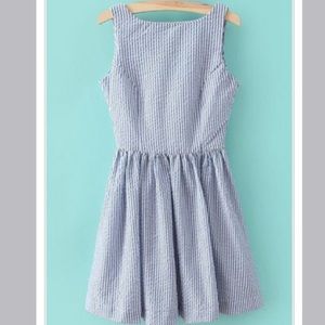 Summer Seersucker Dress